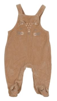 Broskovové sametové dupačky s čumákem George