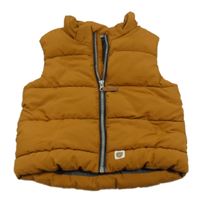 Okrová šusťáková zateplená vesta H&M
