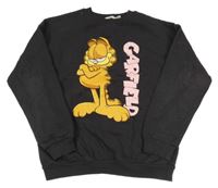 Antracitová mikina s Garfieldem H&M