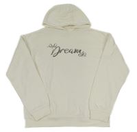 Bílá mikina s nápisem a kapucí Primark