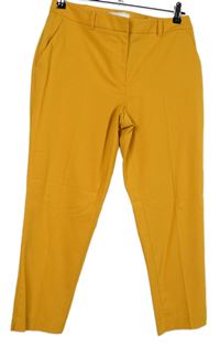 Dámské okrové kalhoty s puky Dorothy Perkins 