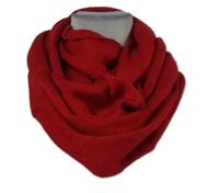 Dámská červená pletená límcová šála 