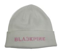 Dámská smetanová čepice s nápisem H&M