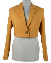 Dámské hořčicové crop sako Primark 