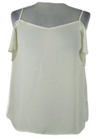 Nové - Dámská smetanová průsvitná halenka s volnými rameny New Look 