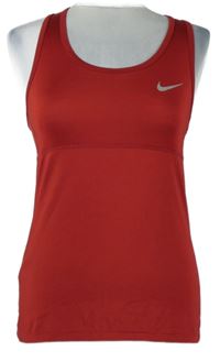 Dámský červený sportovní funkční top Nike 