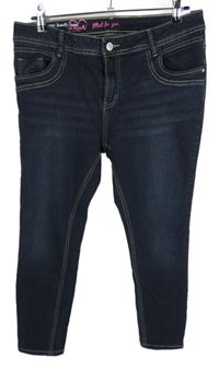 Dámské tmavomodré skinny rifle Multiblu 