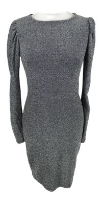 Dámské černo-stříbrné šaty Dorothy Perkins