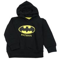Černá mikina s Batmanem a kapucí 