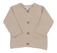 Světlerůžový propínací svetr Ergee