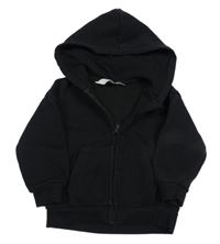 Černá propínací mikina s kapucí H&M
