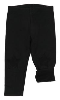 Černé zateplené legíny s hvězdičkami Next