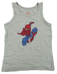 Šedé melírované tílko se Spidermanem Tezenis
