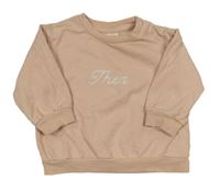 Světlerůžová mikina s nápisem H&M