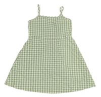 Zeleno-bílé kostkované šaty Primark