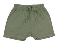 Khaki bavlněné kraťasy H&M