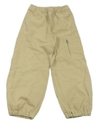 Béžové cuff rifle s kapsou Zara