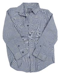 Modrá kostkovaná košile F&F