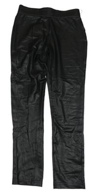 Černé koženkové legíny Primark