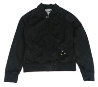 Černá sportovní propínací mikina