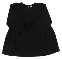 Černé šaty s volánkem H&M