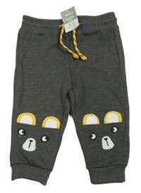 Nové - Šedé tepláky s medvídkem So Cute