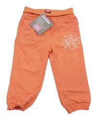 Nové - Oranžové cuff rifle s květem Lupilu