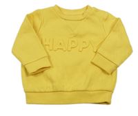 Žlutá mikina s 3D nápisem F&F