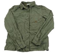 Khaki riflová košile H&M