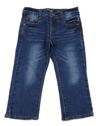 Tmavomodré regular fit rifle Guess