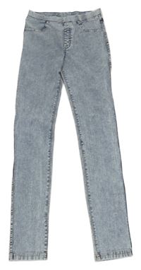 Světlemodré plísňové džegíny H&M