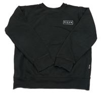 Černá mikina s nápisem Nicce