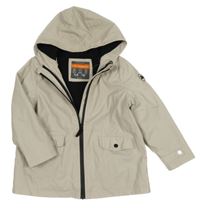 Béžová nepromokavá jarní bunda s kapucí Primark 