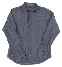 Tmavomodrá košile riflového vzhledu S. Oliver