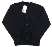 Nové - Černý propínací svetr Trutex