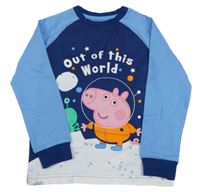 Modro-tmavomodré triko s Tomíkem Mothercare