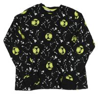 Černé pyžamové triko s míči F&F