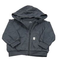 Šedá propínací mikina s kapucí M&S