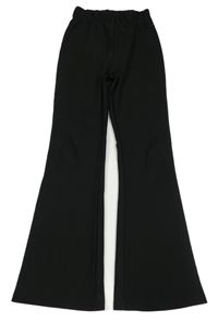 Bílé žebrované flare kalhoty Primark