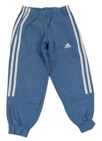 Modrošedé tepláky Adidas