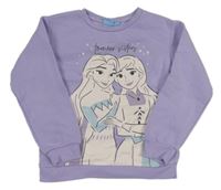 Světlefialová mikina s Frozen PRIMARK