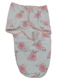 Bílo-světlerůžová zavinovačka s růžemi Mamam Cheetal