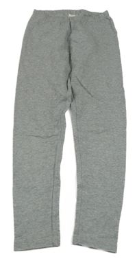 Šedé melírované teplákové legíny alive