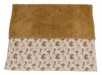 Hnědá chlupatá zateplená deka 