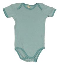 Modrozeleno-bílé pruhované body ALANA