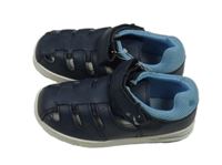 Nové - tmavomodro-modré kožené prodyšné polobotky Lily & Dan vel. 27