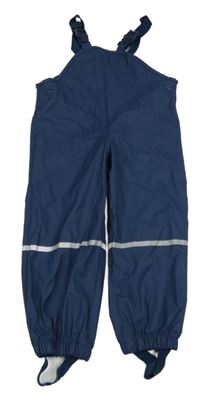 Tmavomodré nepromokavé laclové kalhoty lupilu