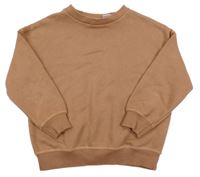 Hnědá oversize mikina ZARA