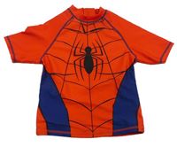 Červeno-tmavomodré UV tričko - Spiderman Marvel