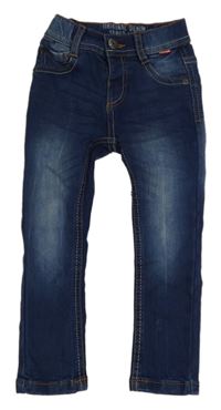 Tmavomodré skinny rifle